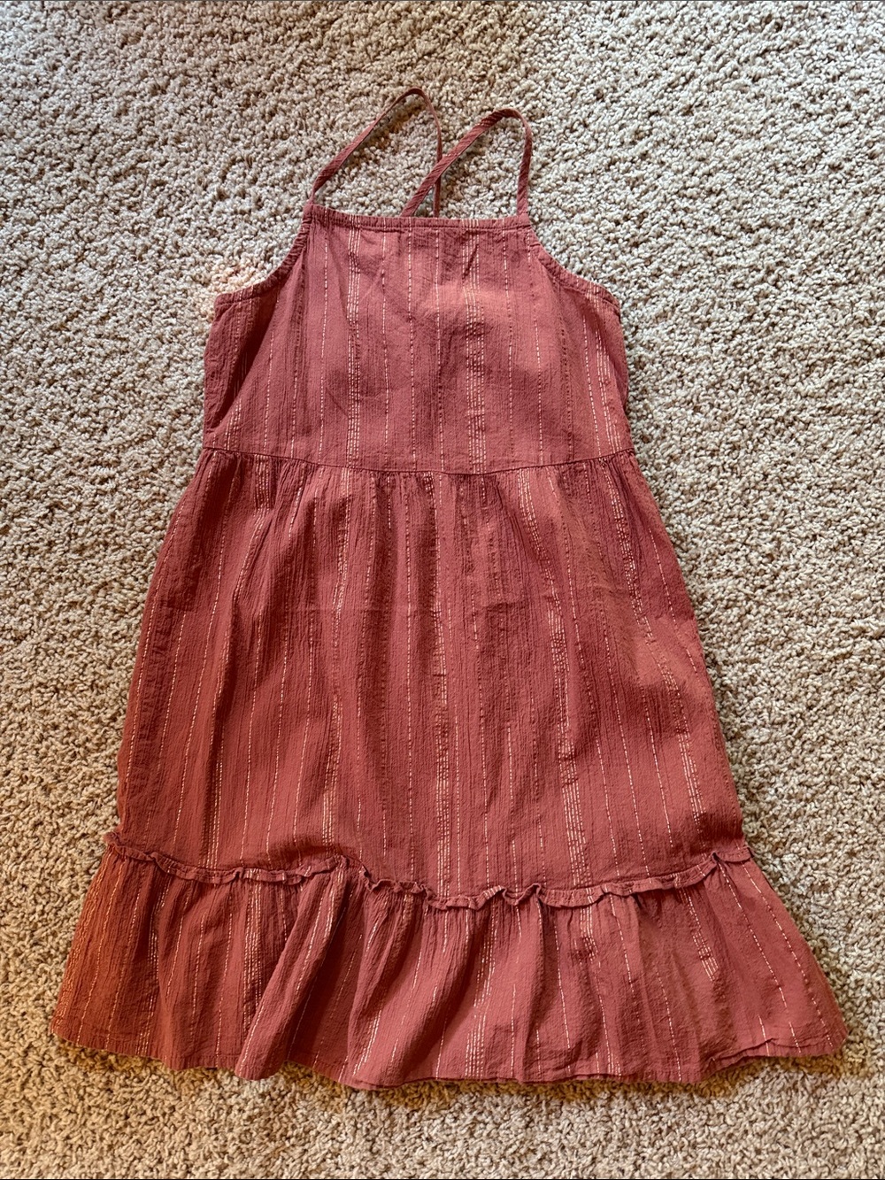 Girls' Ruffle-Hem Sundress